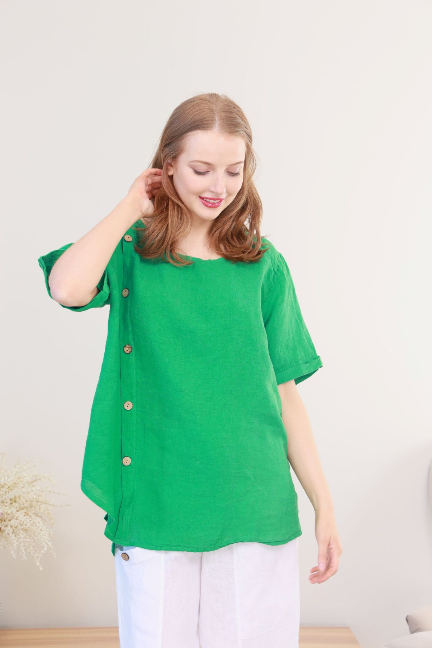 LINEN TOP
