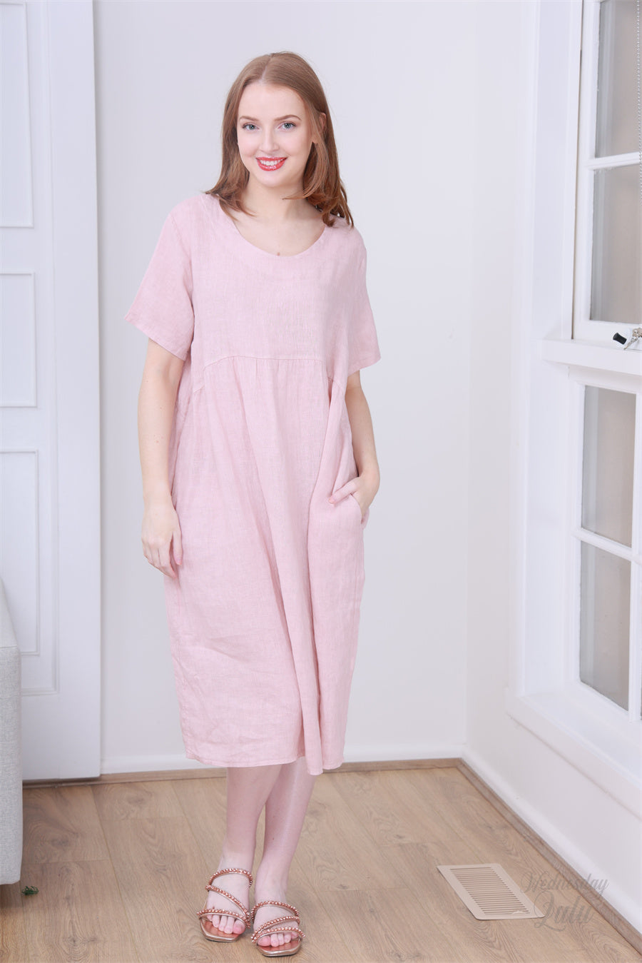 LINEN DRESS