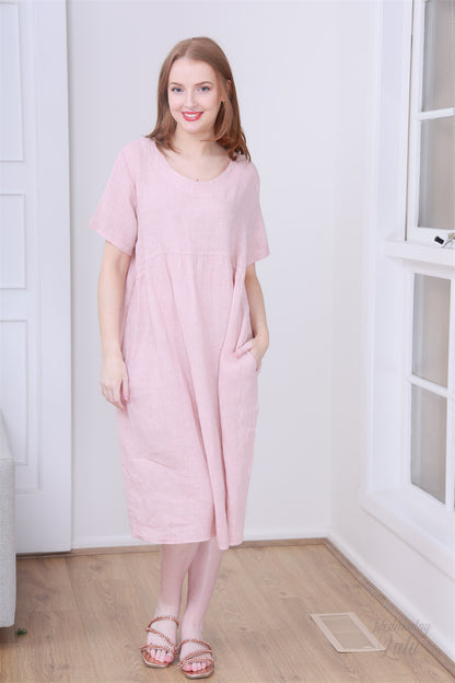 LINEN DRESS