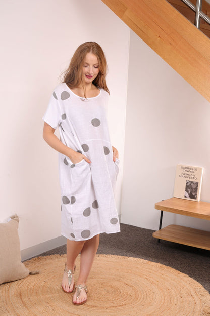LINEN DRESS